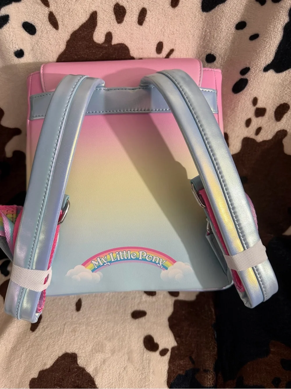 Loungefly Pink Pastel Rainbow My Little Pony Cloud Backpack